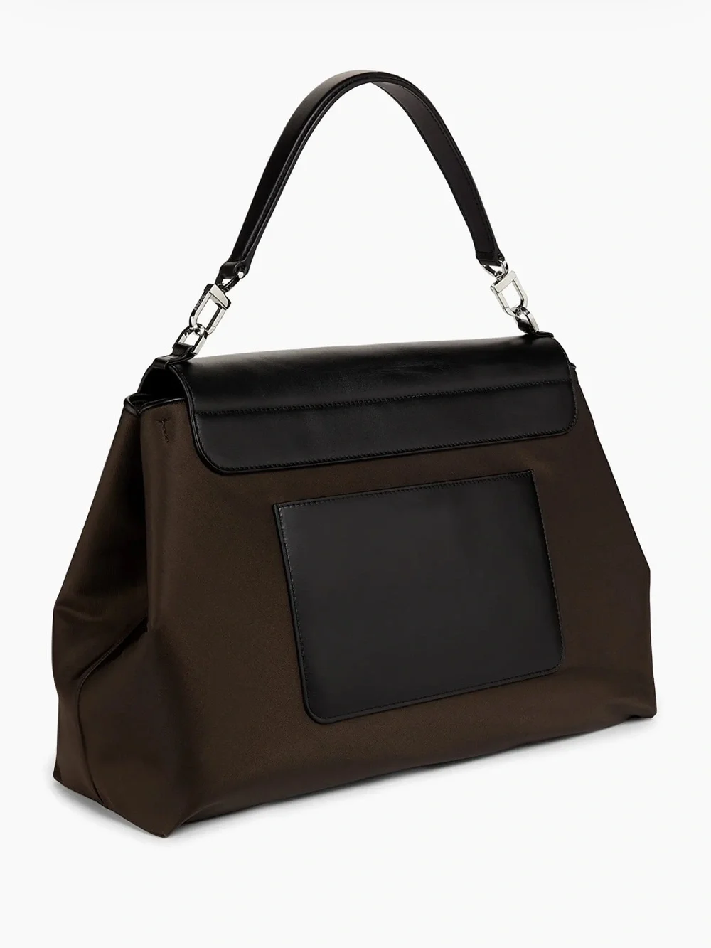 Toteme T-Lock Nylon and Leather Satchel